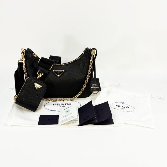 プラダ Re Edition 2005 サフィアーノ レザー 2WAYバッグ