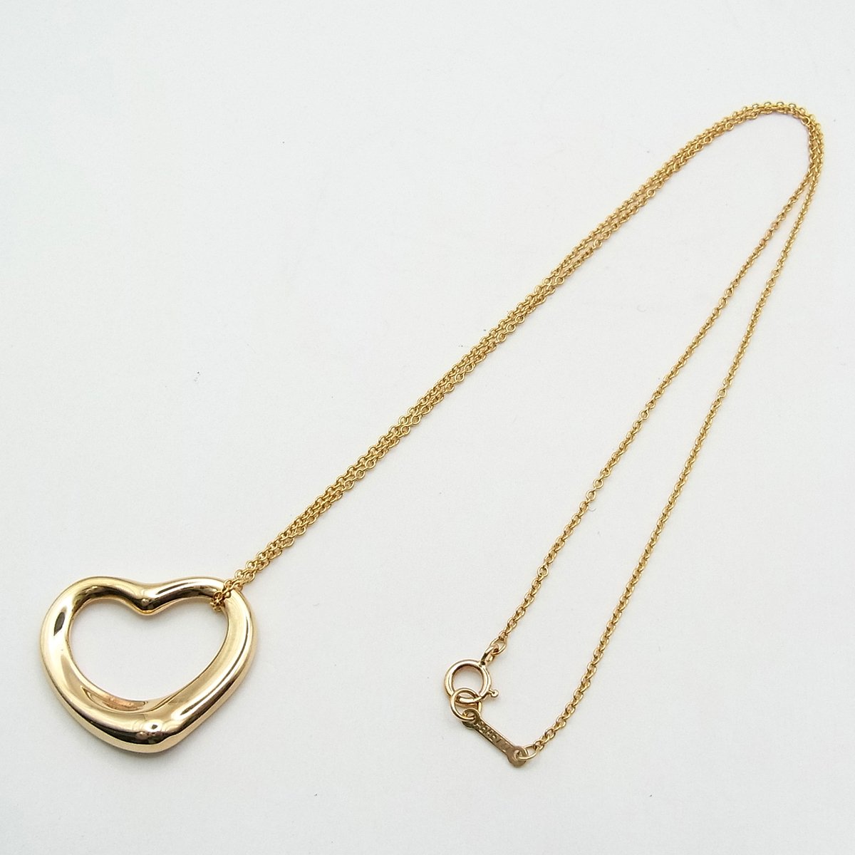 ティファニー 750 オープンハートネックレス ゴールド – キングラム
