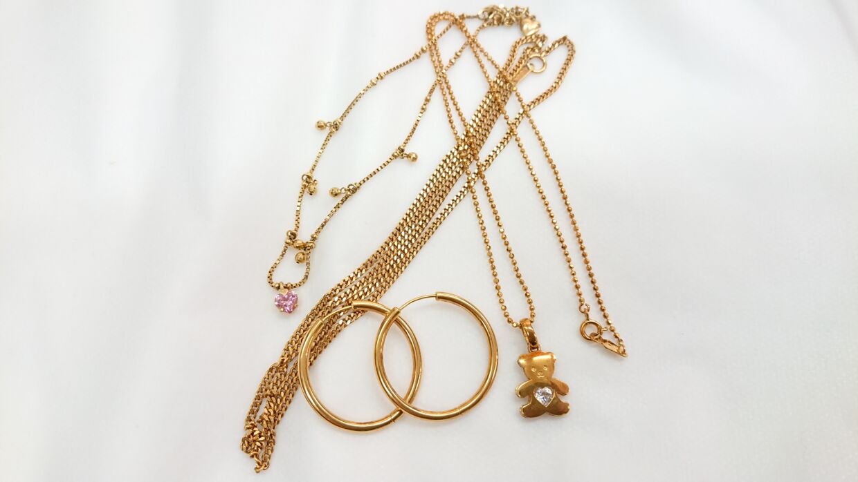 【まとめ売り】K18 K14 K10 ゴールドアクセサリー　5つ K18 アクセサリーまとめて – キングラム