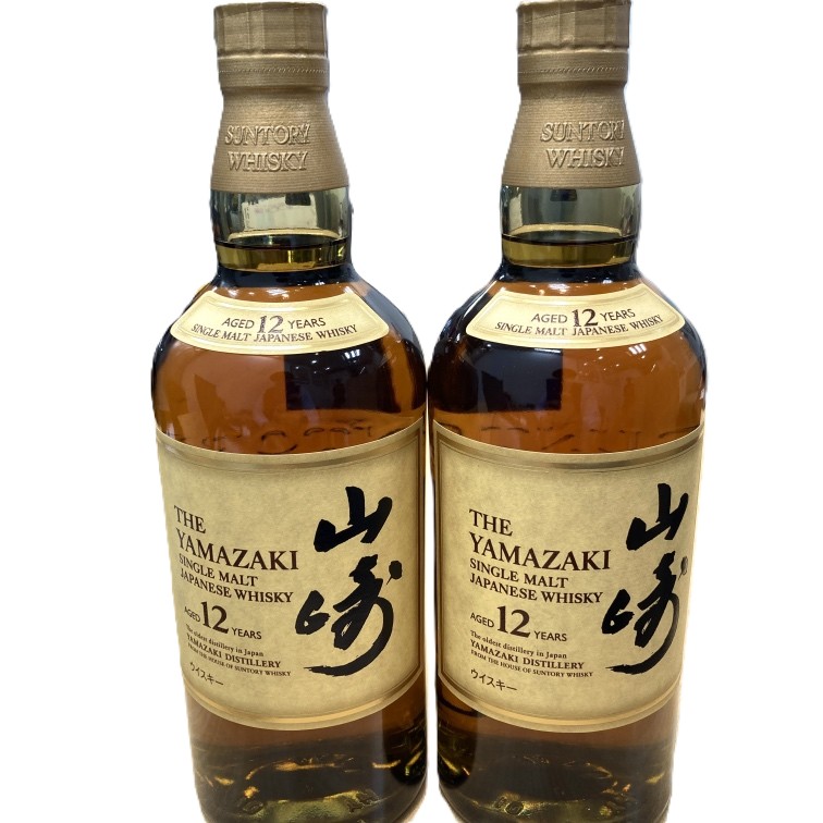 ウイスキー　山﨑１２年　【２本セット】 山﨑12年 2本 新品未開封 山崎12年 ウイスキー2本セット