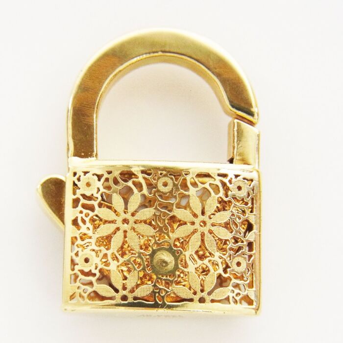 K18 750刻印 カデナデザイン ペンダントトップ チャーム – キングラム