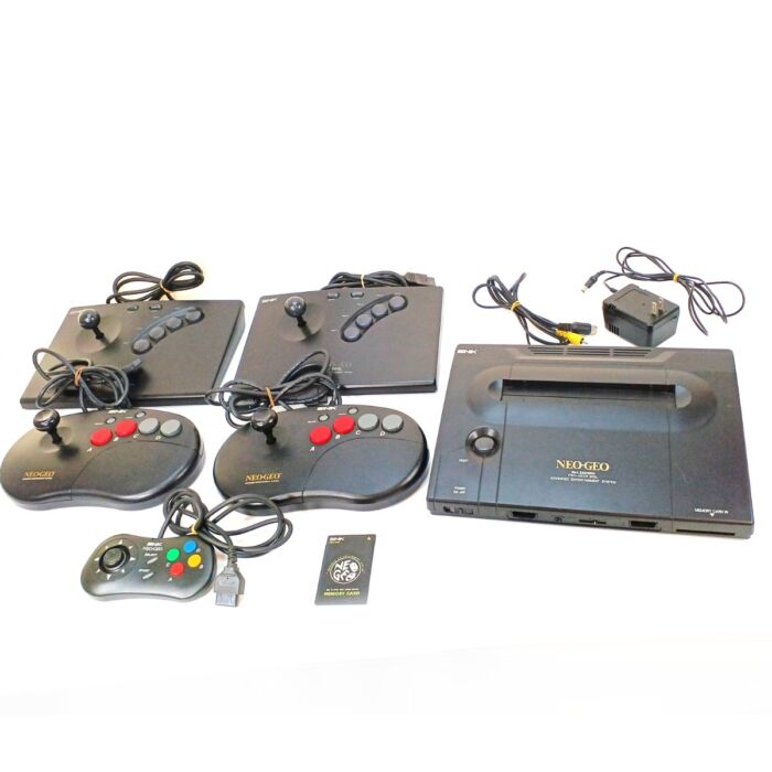 NEO-GEO 本体 コントローラー 5点 メモリーカード 充電器 コード セット