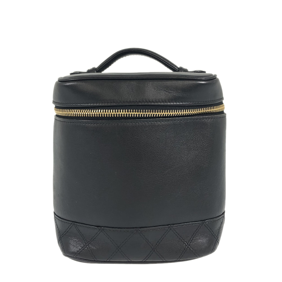 ✨美品✨シャネル バニティバッグ ココマーク ビコローレ ラムスキン ブラック シャネル ビコローレ ラムスキン バニティバッグ ブラック ゴールド