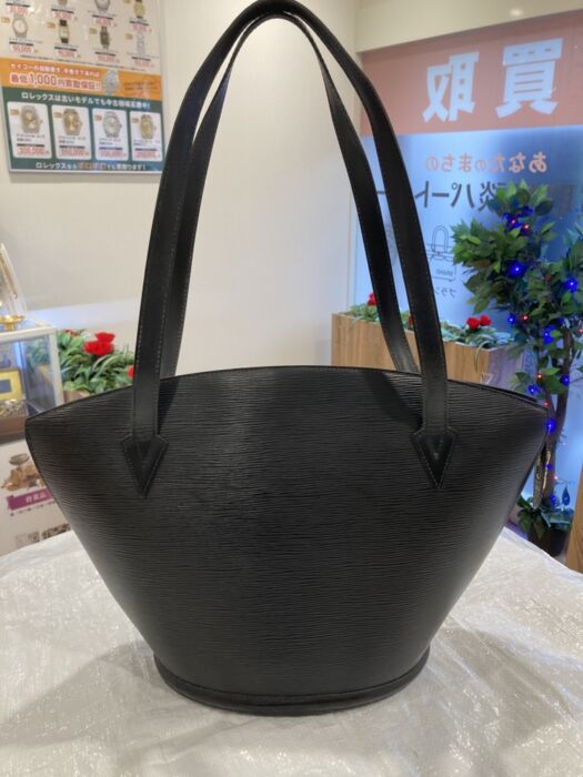 【極美品】ルイヴィトン　エピ　サンジャック　M52262　ハンドバッグ　ノワール LOUIS VUITTON（ルイ・ヴィトン） サンジャックショッピング エピ