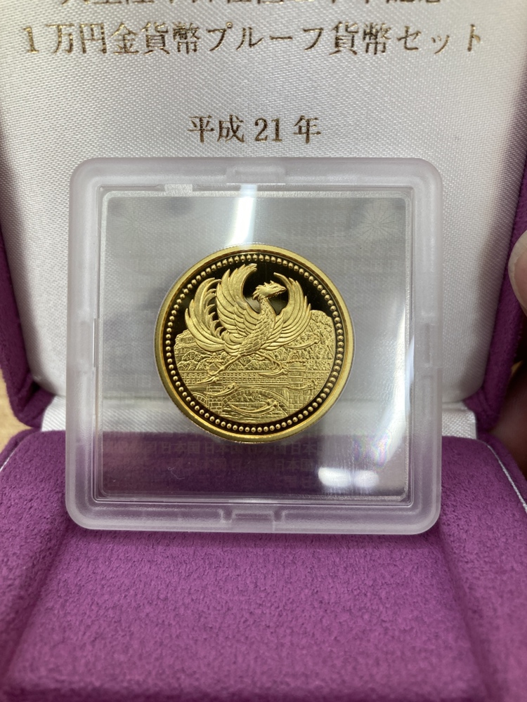 本物保証天皇陛下御在位20年記念 1万円金貨幣 【BHAJ2070】