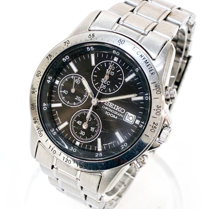 セイコー アルバ クロノグラフ メンズ腕時計 7T92-0DE0