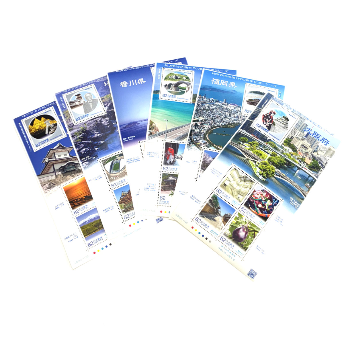 都道府県記念82円 切手シート×6枚/切手/記念シート/未使用 – キングラム