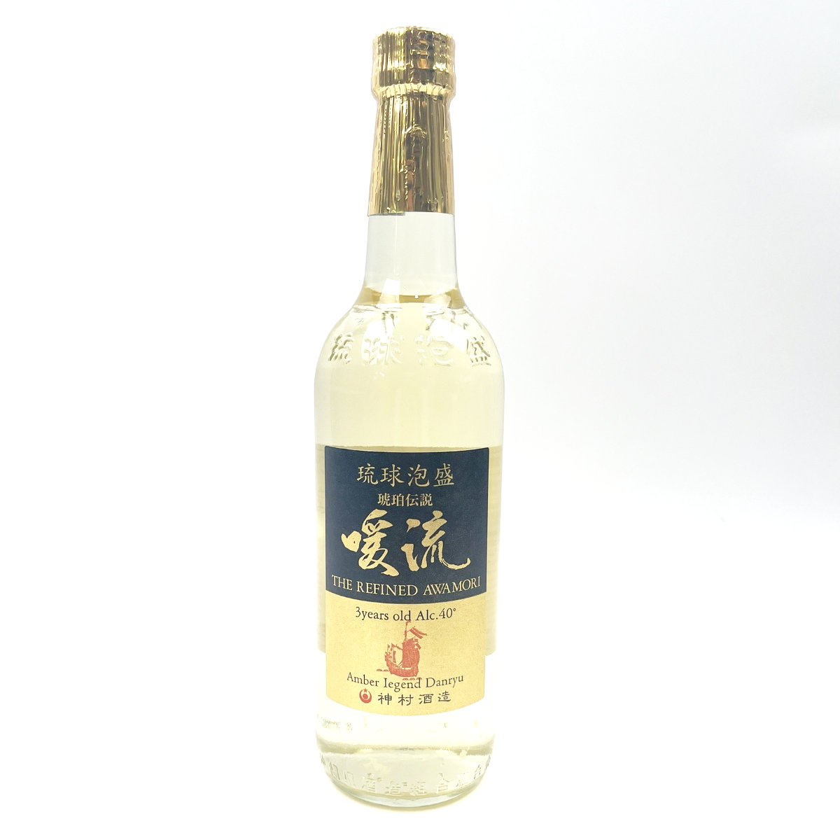 琉球泡盛/琥珀伝説 暖流 3年/600ml 40%/お酒 古酒 国産酒/未開栓
