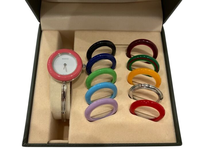 グッチ チェンジベゼル ヴィンテージ クォーツ – キングラム