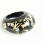 ヴィトン バーグ アンクルージョン クリスタル リング M65308