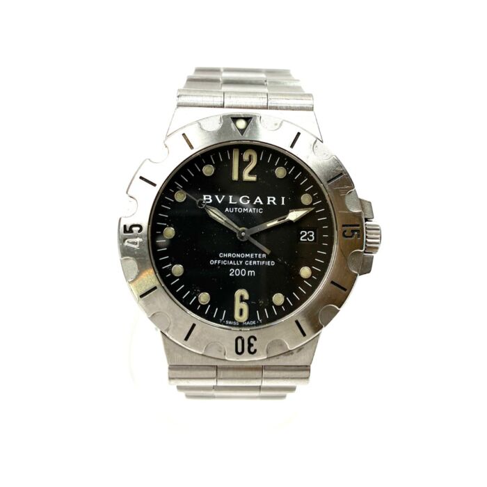 ブルガリ ディアゴノ スクーバ SD38S メンズ腕時計