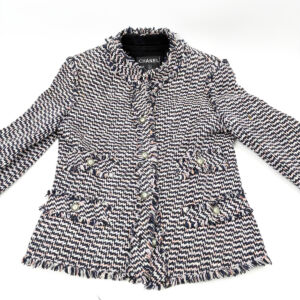 シャネル マルチカラー ツイードジャケット