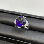 Pt900 アメシストリング 買60000