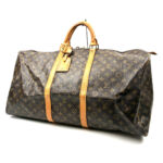 LV ルイヴィトン モノグラム キーポル60 M41422 MI0982 ボストンバッグ 旅行鞄 カバン ブラウン系 ヴィンテージ LOUIS VUITTON 買16000