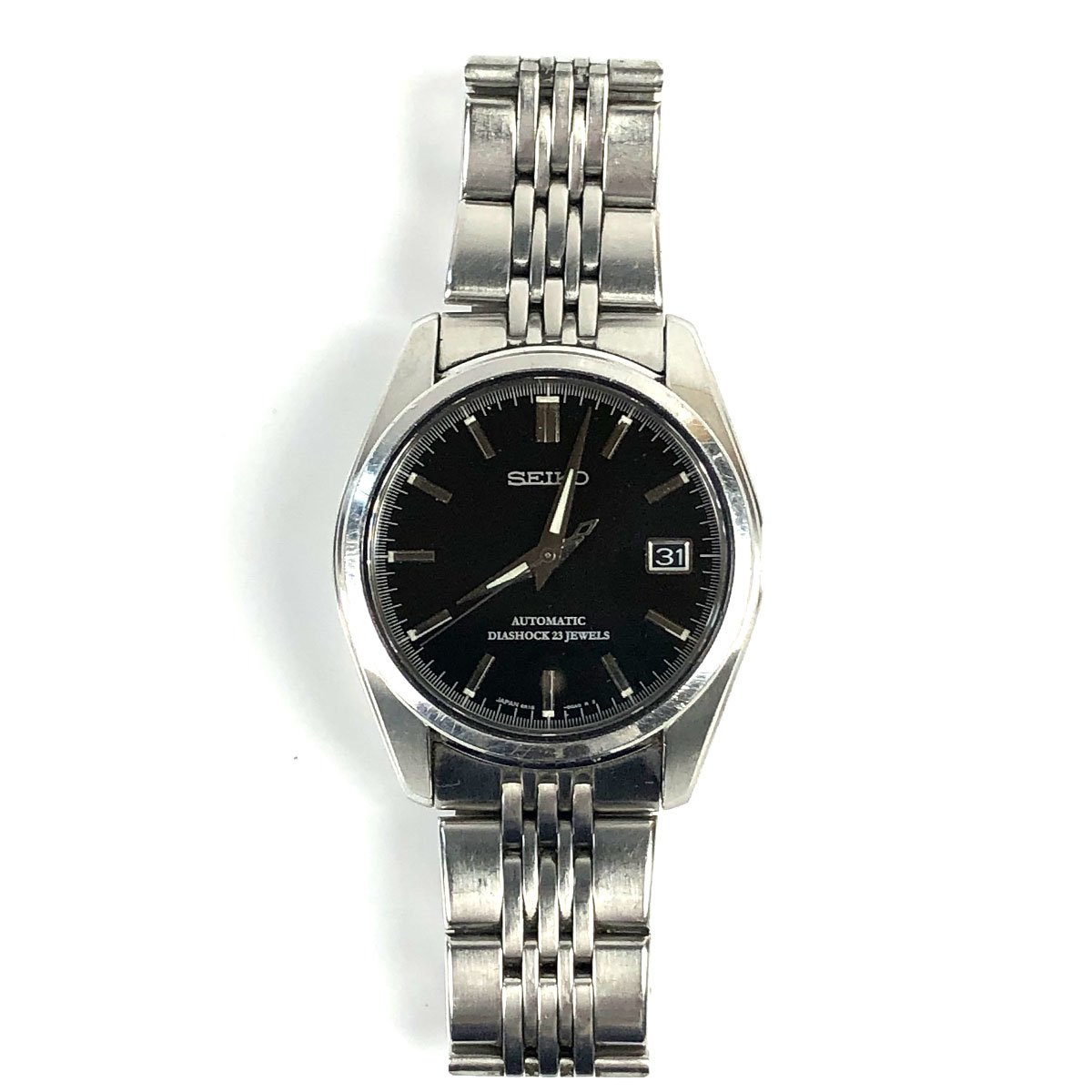 2005年製 稼働品 SEIKO Mechanical 6R15-00A0 セイコー スピリット メカニカル 6R15-00A0 自動巻き 裏スケ メンズ