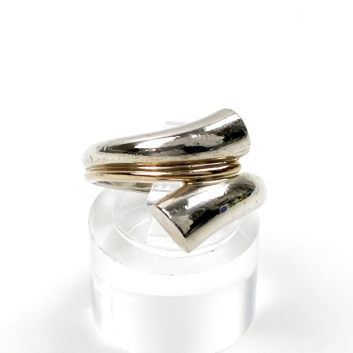 STAR JEWELRY スタージュエリー SV925×K14 コンビリング