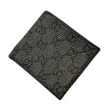 グッチ GGキャンバス 2つ折り財布 ネイビー系 レディース 04862-1408 コンパクトウォレット GUCCI 買1000