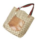 オールドグッチ GGキャンバス シェリーライン トートバッグ レディース ハンドバッグ GUCCI 買3000