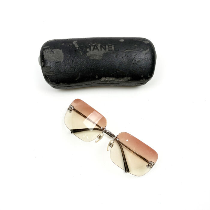 CHANEL シャネル ココマーク ラインストーン サングラス 4017-D
