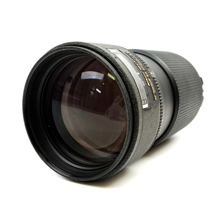 ニコン ED AF NIKKOR 80-200mm 12.8 望遠レンズ ブラックボディ 動作未確認 ジャンク カメラパーツ Nikon 買4000