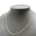 K18 スクリューチェーンネックレス