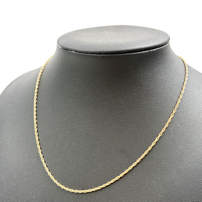 K18 スクリューチェーンネックレス