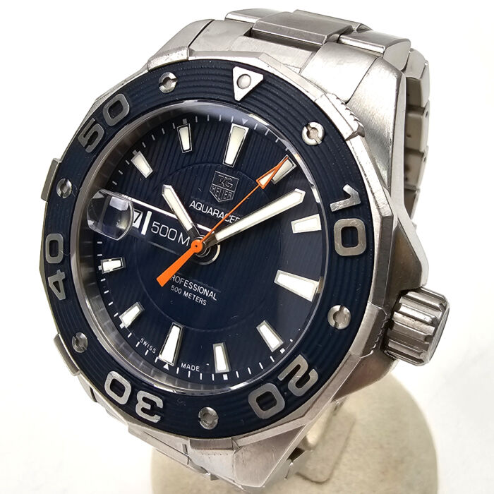 TAG HEUERタグホイヤー アクアレーサー 500m WAJ1112 メンズ腕時計 ブ