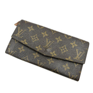 LV ルイヴィトン モノグラム 旧ポシェットポルトモネクレディ M61724 851 折りたたみ財布 長財布 ヴィンテージ LOUIS VUITTON