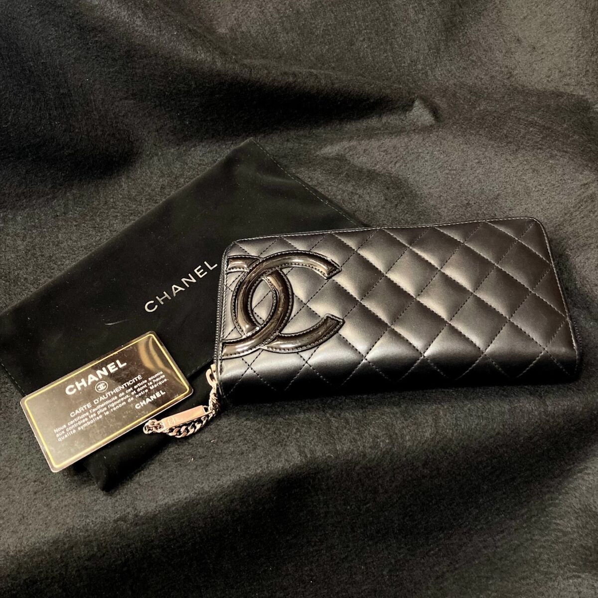 ✨美品✨お値下げ 大特価✨ シャネル　カンボンライン　長財布 CHANEL（シャネル） シャネル/カンボンライン 長財布/198*****/AB