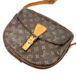 LV ルイヴィトン モノグラム ジュヌフィーユGM M51225 TH0960 ショルダーバッグ ブラウン系 ヴィンテージ LOUIS VUITTON 買10000