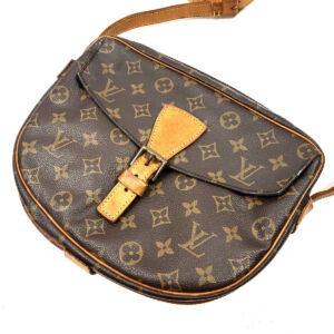 LV ルイヴィトン モノグラム ジュヌフィーユGM M51225 TH0960 ショルダーバッグ ブラウン系 ヴィンテージ LOUIS VUITTON 買10000