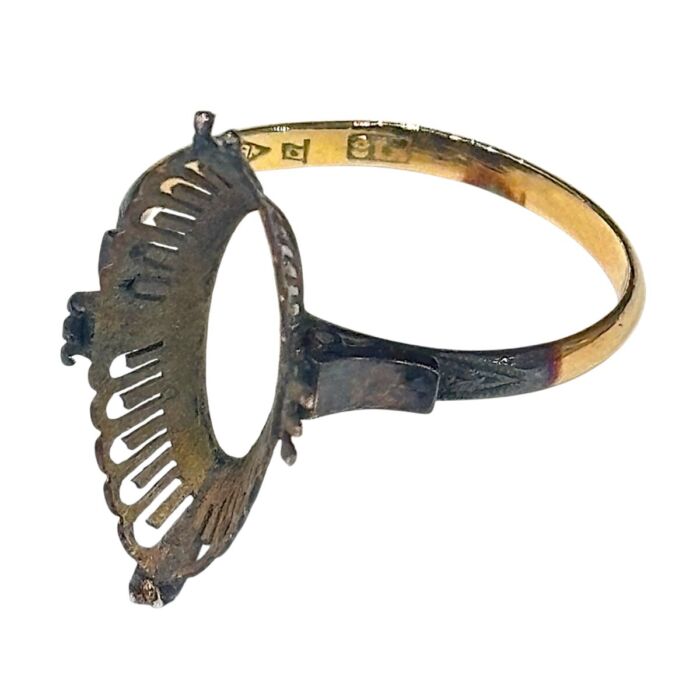 K18 枠のみリング 指輪 20000円