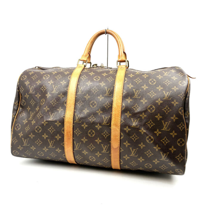 LV ルイヴィトン モノグラム キーポル50 M41426 MB0911 ボストンバッグ レディース 旅行鞄 ヴィンテージ LOUIS VUITTON 買25000