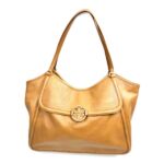トリーバーチ アマンダ レザー トートバッグ ブラウン系 レディース ハンドバッグ TORY BURCH 買1500
