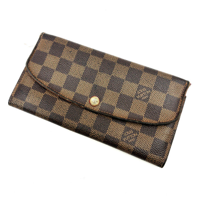LV ルイヴィトン ダミエ ポルトフォイユエミリー N63019 CA4135 長財布 レディース ウォレット ジャンク LOUIS VUITTON 買3000