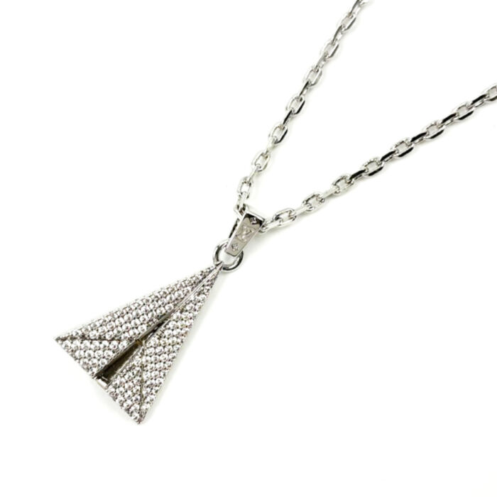 LV ルイヴィトン ネックレス ペンダント・LV ペイパープレーン M01034 メンズ アクセサリー LOUIS VUITTON 買22000