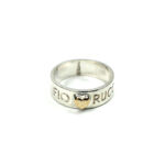 フィオルッチ K18SV925 デザインリング ハートモチーフ シルバーカラー レディース アクセサリー 指輪 FIORUCCI
