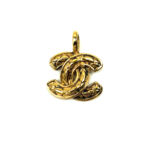 シャネル ココマーク マトラッセ ペンダントトップ ゴールドカラー レディース アクセサリー めっき GP ヴィンテージ CHANEL 買10000