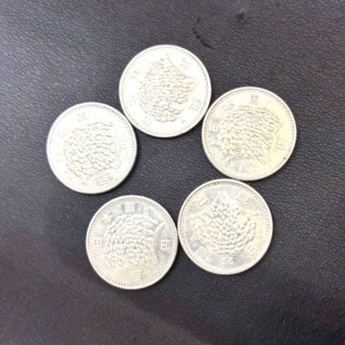 稲穂100円銀貨 5枚