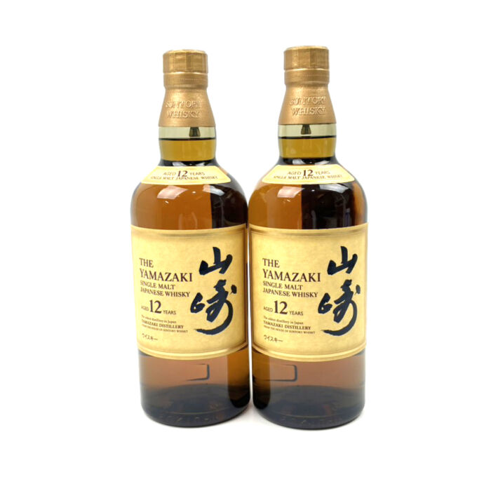 山崎 12年シングルモルトウイスキー×2本 700ml 43%お酒未開栓 買30000