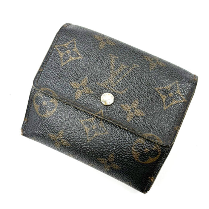 LV ルイヴィトン モノグラム ポルトモネビエカルトクレディ M61652 SP4017 折りたたみ財布 レディース LOUIS VUITTON 買2000