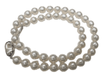 【貴金属】アコヤ　パール　ネックレス　パール径約８－８．５ｍｍ