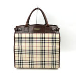 バーバリー ノバチェック ショルダーバッグ レディース 鞄 かばん キャンバス レザー 大容量 ハンドバッグ BURBERRY 買5000