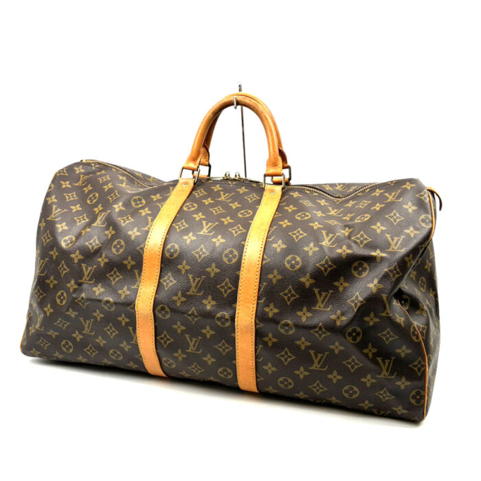 LV ルイヴィトン モノグラム キーポル55 M41424 MI881 ボストンバッグ 旅行鞄 鞄 ヴィンテージ LOUIS VUITTON 買35000