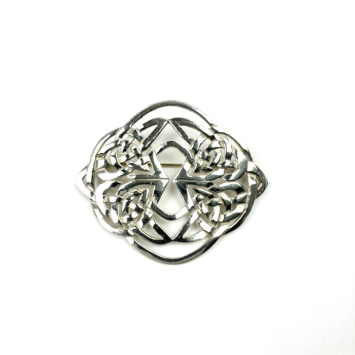 SV925 デザインブローチ 総重量約16.0g シルバー SILVER レディース アクセサリー 胸飾り