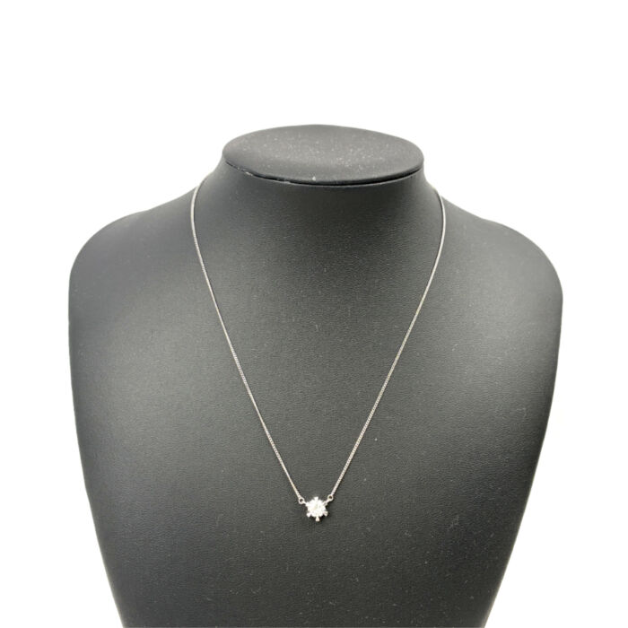 ジュエリーマキ/Pt850/ダイヤネックレス/0.43ct