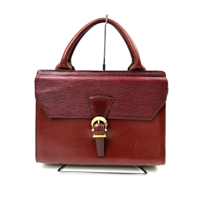 ヴァレンチノ・ガラヴァーニ ハンドバッグ レッド系 レディース 鞄 かばん ゴールド金具 ヴィンテージ VALENTINO GARAVANI 買500