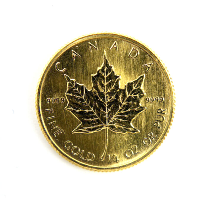 K24 メープルリーフ金貨 14oz 約7.8g 10DOLLARS 1984 カナダ CANADA 999.9 FINE GOLD 純金 コイン コレクション ゴールド 買159000
