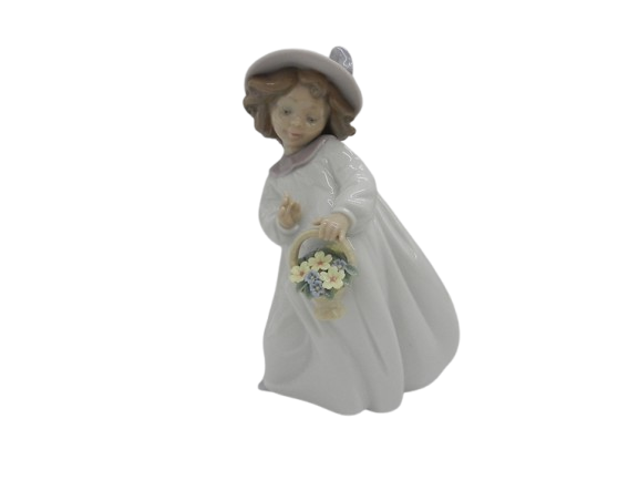 ブランド陶器】LLADRO リヤドロ フィギュリン ハピネス 心の花シリーズ
