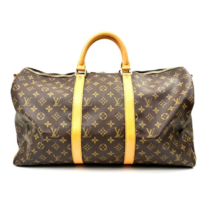 ルイヴィトン モノグラム キーポルバンドリエール50 M41416TH1906 ボストンバッグ 旅行鞄 LOUIS VUITTON 買50000